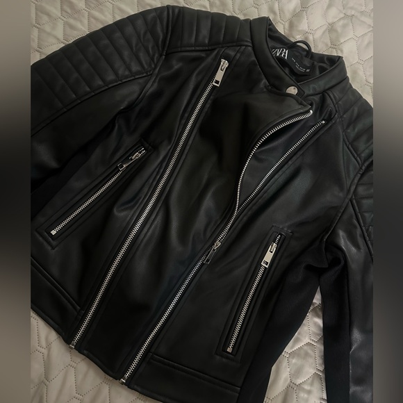 Zara Jackets & Blazers - Zara leather jacket